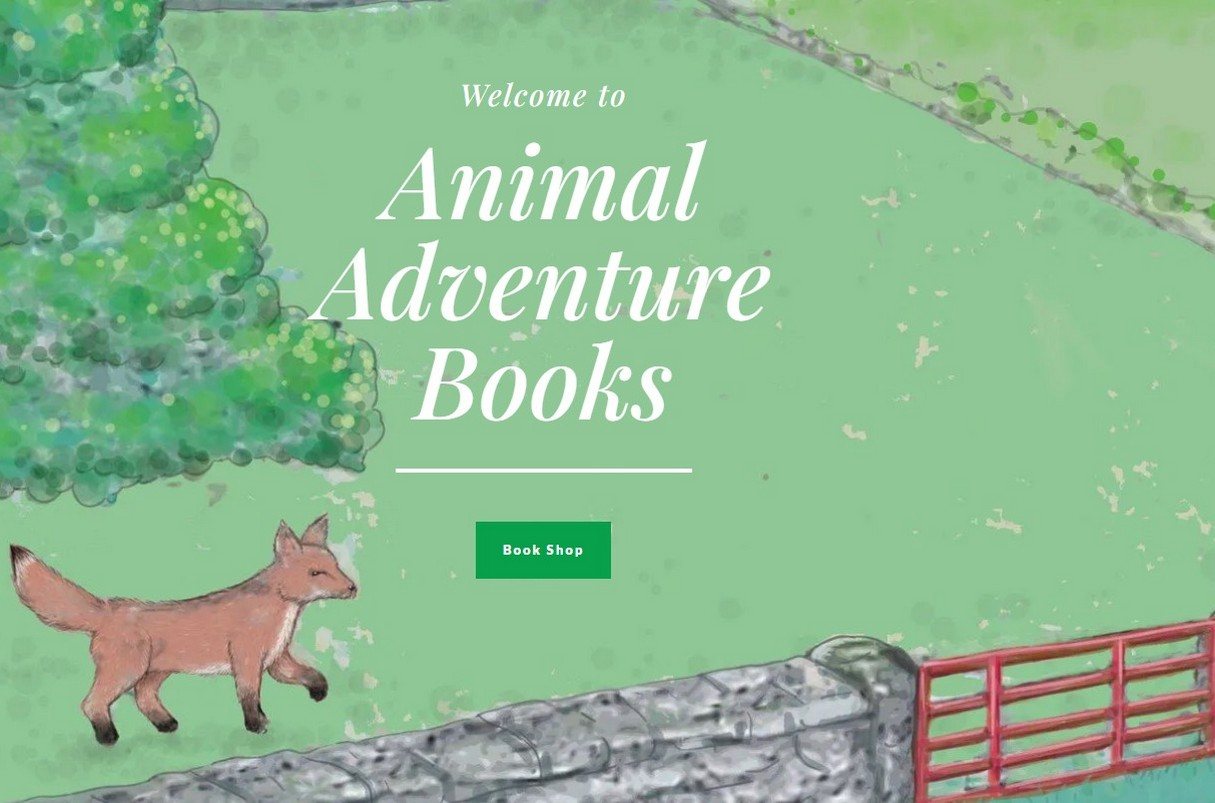 Animal Adventure Books website designed by DiiOS