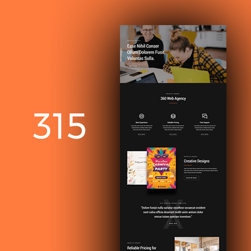 Website design for web design agencies 1
