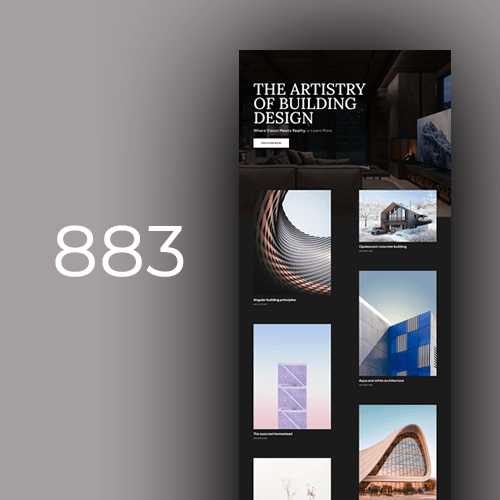 Website design for architects 24