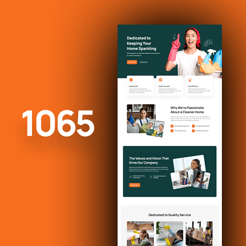 Website design for cleaning services