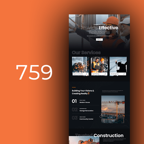 Website design for construction companies 5