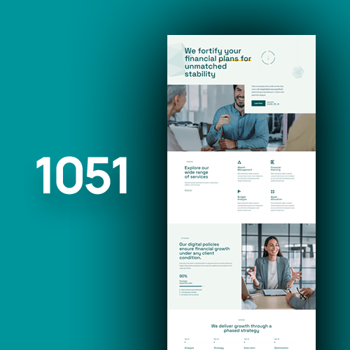 Website design for financial services 6