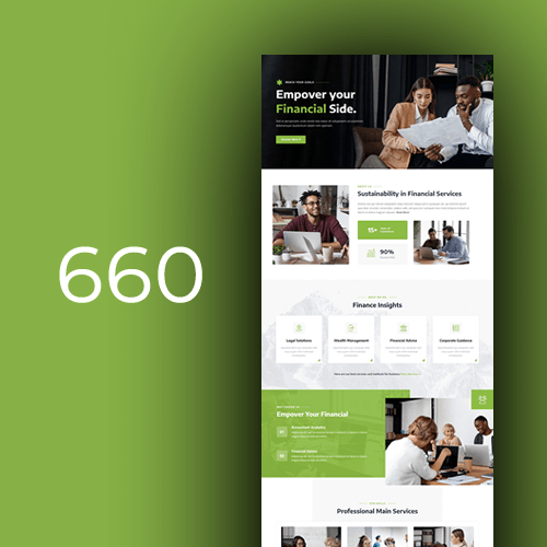 Website design for financial services 7