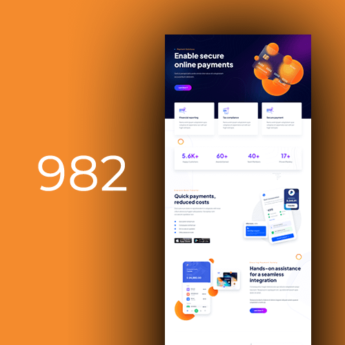 Website design for financial SaaS products 3