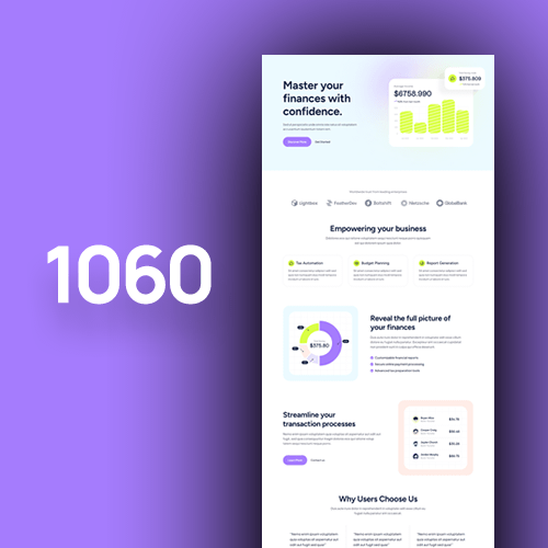 Website design for financial SaaS products 4