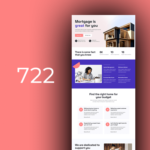 Website design for mortgage advisors