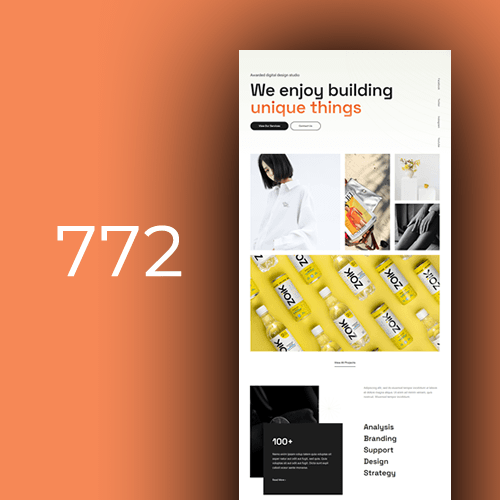 Website design for creative portfolios 3
