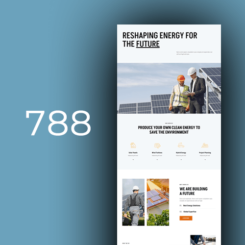 Website design for solar energy companies