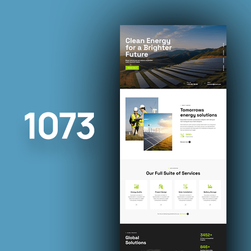 Website design for solar energy companies 2