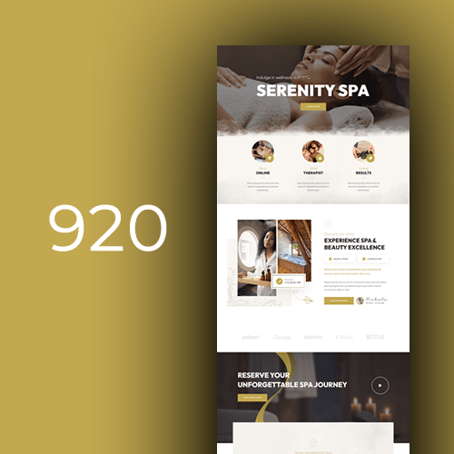 Website design for spas 2