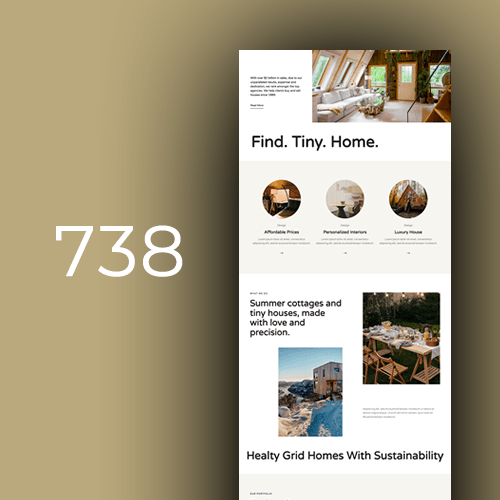 Website design for holiday homes