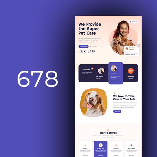 Website design for veterinary clinics