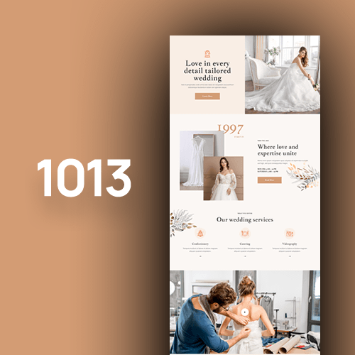 Website design for wedding planners 2