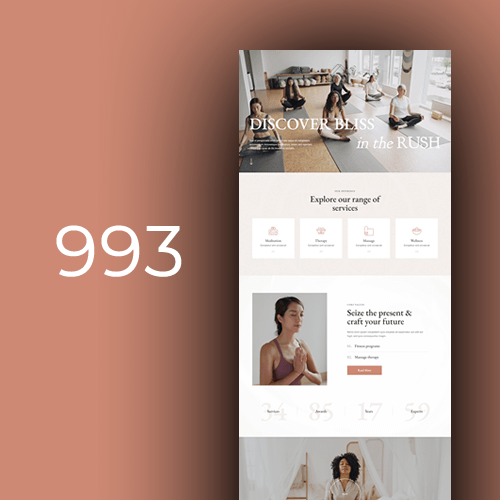 Website design for yoga studios 3